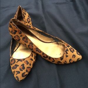 Leopard Nine West Flats